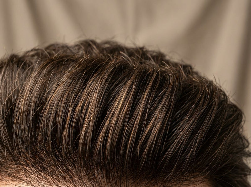 Visibly fuller hair